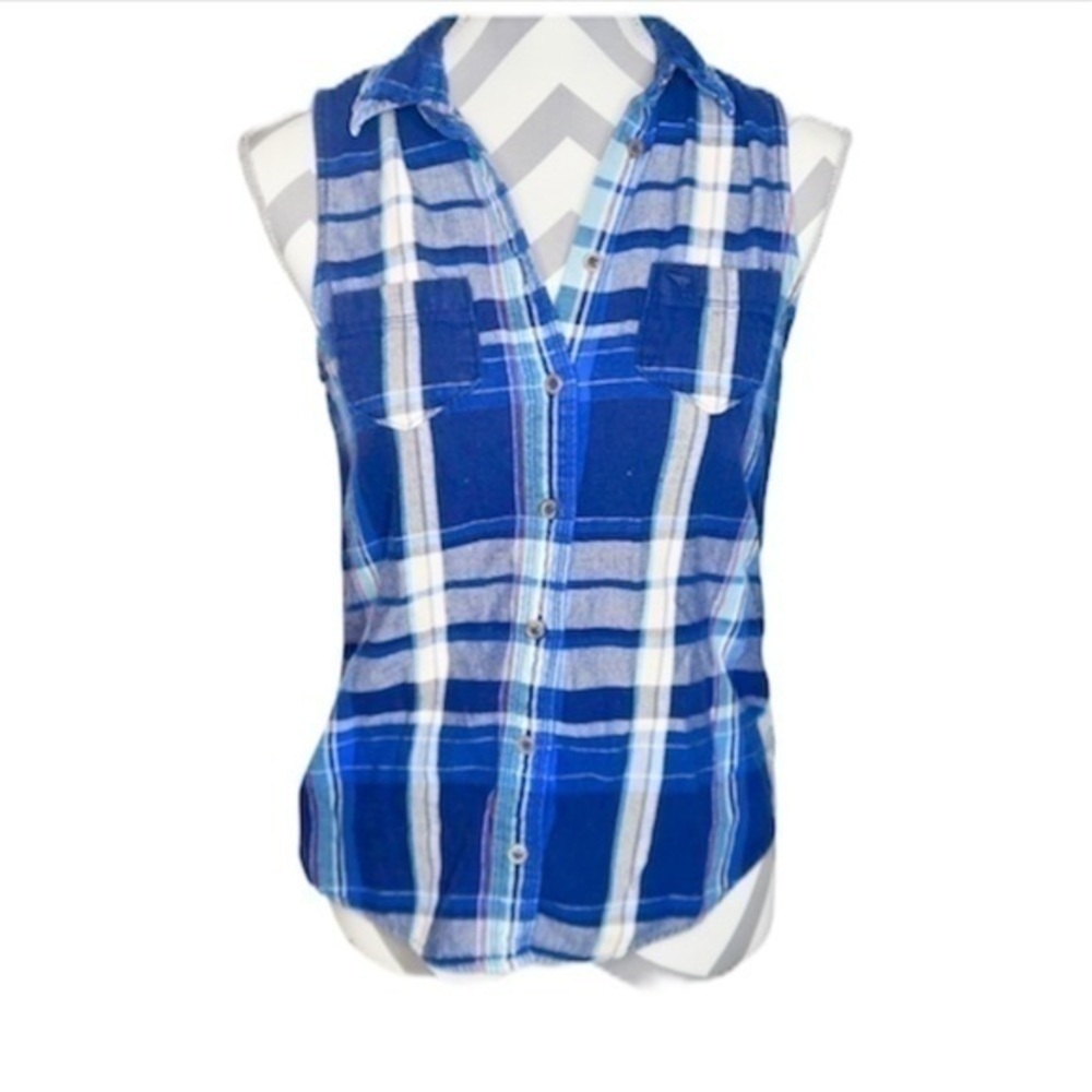 Abercrombie and Fitch plaid top S